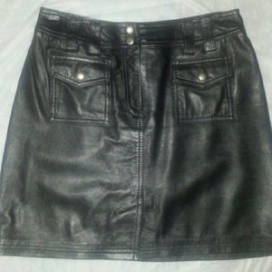 INC International Concepts Skirts - Real leather mini skirt with two front pockets INC International Concepts Skirts - Real leather mini skirt with two front pockets